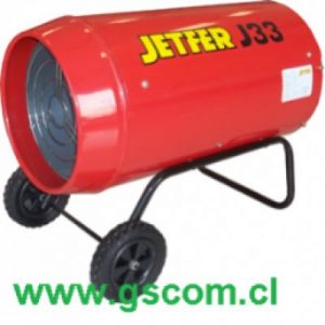 Generador de Aire Caliente, Turbo Calefactor Industrial, J 33
