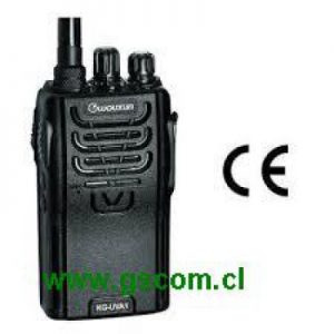 Radio Transmisor Portátil Marca Wouxun Modelo KG-833 UHF 4w, 16 canales, Comercial, Profesional, IP55 Resistente al agua